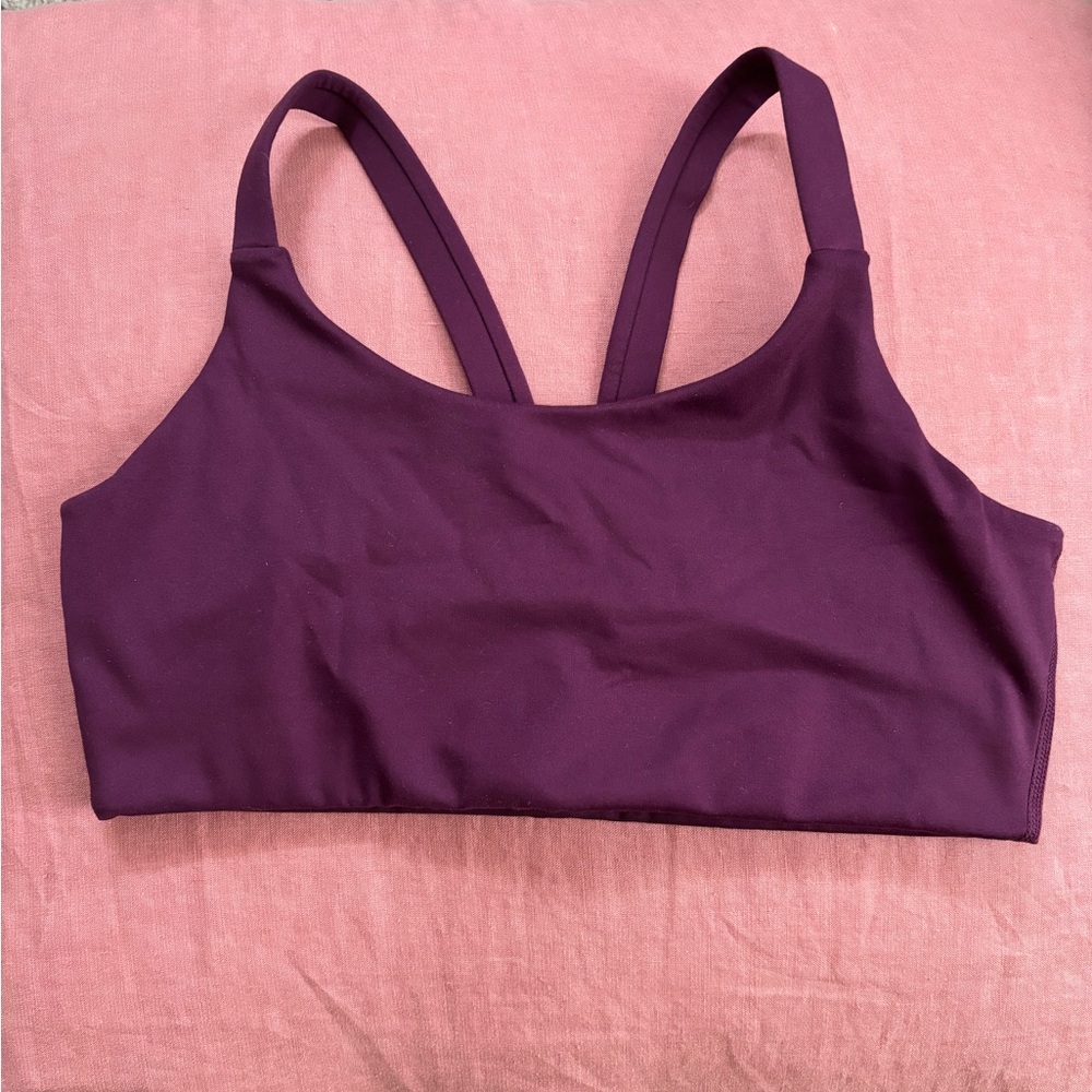Girlfriend Collective Plum Lou Bra